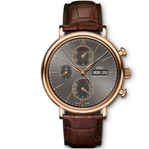 IWC Portofino IW391021. ASIA7750, faire na bhfear le gluaiseacht ilfheidhmiúil uathoibríoch