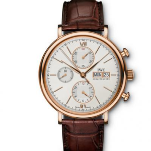 IWC Portofino IW391020. 'ASIA7750 uathoibríoch meicniúil il-fheidhm gluaiseacht faire na bhfear