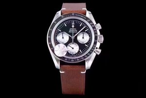 jh táirge nua Omega ghealach sraith tuirlingthe eagrán teoranta chronograph trí dhiailiú beag faire meicniúil na bhfear