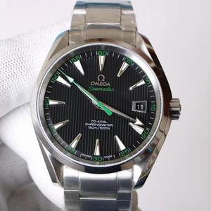 kw An leagan is airde 1-1 Omega Seamaster 150 sraith strap cruach dhosmálta faire fir gluaiseachta meicniúil uathoibríoch.