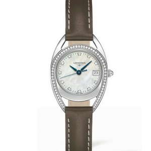 GS Longines Sraith Eachaíochta L6.136.0.87.2 Qishi faire shines ar an láthair, clasaiceach Grianchloch mná Diamond faire