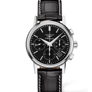 sraith nua clasaiceach retro Longines L2.733.4.72.2 faire meicniúil chronograph na bhfear.