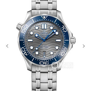 VS Factory Omega Seamaster 300m 210.30.42.20.06.001 Faire Meicniúil na bhFear Liath