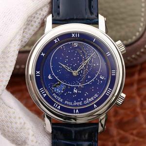 Patek Philippe uasghrádú leagan de spéir réalta 5102 spéir agus gealach sraith spéir na Ginéive faire meicniúil faire macasamhail barr