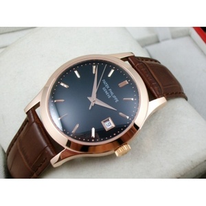 Swiss Patek Philippe Swiss original ETA2824-2 movement 18K rose black gold transparent bottom automatic