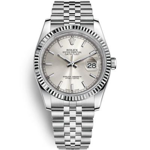 DJ Rolex Datejust 36 patrún comórtha aghaidh 116234 macasamhail 3135 uathoibríoch gluaiseacht meicniúil faire na bhfear