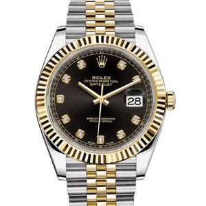 n sárshaothar nua monarchan Rolex 126333-0006 Sraith Datejust mála 41mm fíorchineál clasaiceach clasaiceach Datejust.