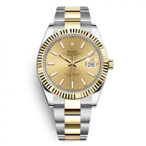 Sraith meicniúil fir Rolex Datejust II 126333 faire meicniúil fir ór-chlúdaigh.