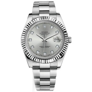 Aithris bhreá ar shraith fear-le-duine Rolex Datejust 116334 faire na bhfear.