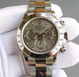 Rolex Cosmaí Timepiece Daytona v6s leagan fáinne ceirmeach, faire na bhfear tréithiúil