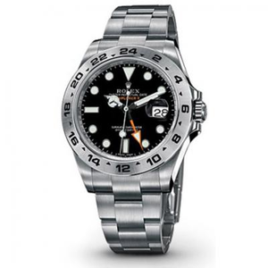 N Factory Rolex 216570-77210 Explorer Cineál 2 Sraith V7 Eagrán Deiridh GMT Dromchla Dubh