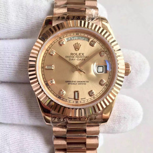 Rolex (Rolex) Lá-Dáta Nua Rose Óir Faire Meicniúil na bhFear