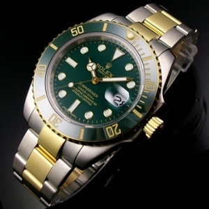 Faire na bhFear Rolex na hEilvéise Green Water Ghost Stalker Mála na bhFear 18K Óir Uathoibríoch Faire Meicniúil ETA2836 Gluaiseacht