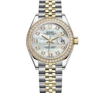 Rolex 279383RBR Datejust 28mm Datejust Na mban Watch Barr Macasamhail Faire