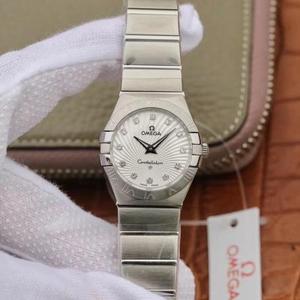 TW Omega Sraith Réaltbhuíon na mBan 27mm Quartz Watch Bunaidh Aon-le-Aon Samhail Strap Cruach dhosmálta