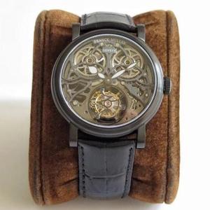 Onóir ag TW-Franck Muller GIGA Babhta Skeleton Tourbillon Watch Shocked ar an Margadh Tourbillon Gluaiseacht