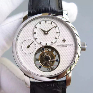 Vacheron Constantin sraith tourbillon fíor-faire na bhfear meicniúil ar taispeáint 24 uair an chloig ar chlé