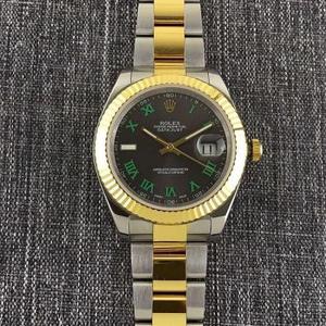 Taiwan Evergreen produced labor-soil Datejust, bezel, crown, steel band (middle gold part) are covered with 18K gold, automatic mechanical movement