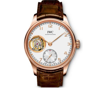 IWC Portuguese Tourbillon Series IW546302 Automatic Real Flywheel Mechanical Men's Watch