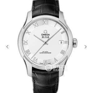 VS Omega De Ville Classic Black Launched with Coaxial Calibre 8500 Alligator Belt Calendar Function Men's Watch