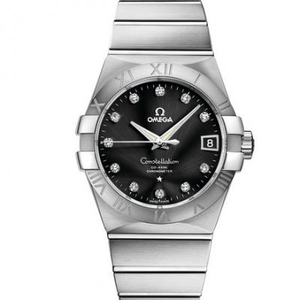 Omega Constellation Series 123.10.38.21.52.001 Mechanical Men’s Watch Black Face.