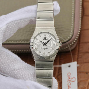 TW Omega Women's Constellation Series 27mm Quartz Watch Original One-to-One Model Stainless Steel Strap