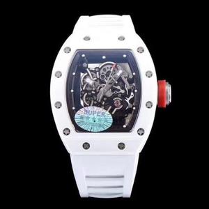 KV Taiwan factory Richard Mille RICHARDMILLE strongest re-engraved version RM055 series white ceramic