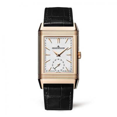 MG Jaeger-LeCoultre Reverso Tribute double-sided dual time zone flip ...