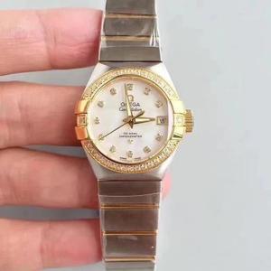 3S ha prodotto OMEGA Constellation serie PLUMA piuma leggera orologio dotato di 8520 movimento "Constellazione" orologio da donna