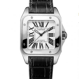 V6 fabbrica Cartier Santos (Santos) W20106X8 quadrato meccanico orologio meccanico top imitazione