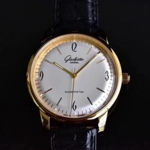 L'orologio da uomo meccanico da uomo della serie retrò Glash-tte di fabbrica GF 60s 39 mm