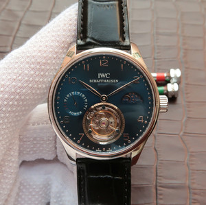 IWC Portoghese Power Sun Moon Star Series Real Flywheel Orologio da uomo