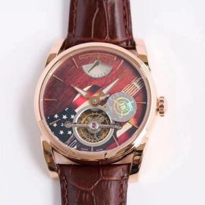 JB Parma TONDA Series PFS251 Top Tourbillon Orologio True Tourbillon Manual Evento movimento meccanico Orologio da uomo