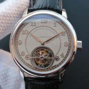 LH Lange 1815 serie 730.32 sandblasted edizione limitata manuale tourbillon movimento orologio da uomo