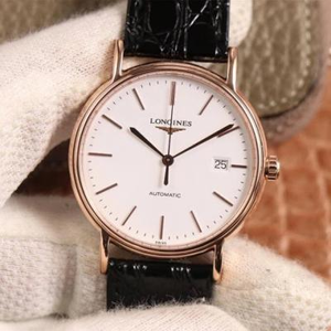 KY Longines magnifica serie Cal.L619 automatico ultra-sottile movimento rosa oro orologio meccanico