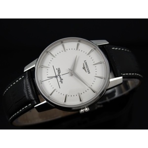 Longines Longines orologio da uomo classico retrò serie automatica meccanica meccanica piccoli secondi cinturino in pelle bianco faccia svizzera movimento