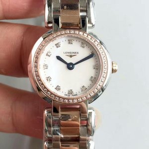 Longines Heart and Moon serie signore orologio meccanico oro rosa con diamanti