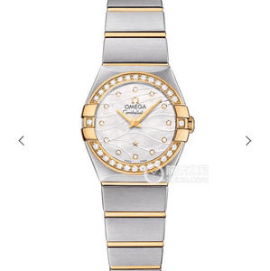 V6 Factory Omega Constellation Series Ladies Quartz Orologio 27mm 1:1 Inciso Genuine Diamond