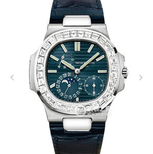 replica Patek Philippe sport series Nautilus 5722 orologio meccanico da uomo modello quadrante blu.