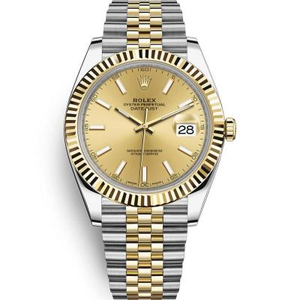 Rolex Datejust m126333-0010 Datejust 41MM diameter, 18k gold-plated steel, sapphireRolex Superyacht Master 116621-78801, automatic movement, super ice blue luminous, original sandblasting ring, 40mm diameter, 2