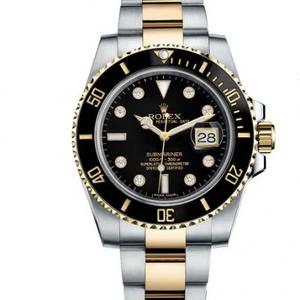 GM Rolex 116613LN-0003 8DI camera oro acqua fantasma borsa 18k oro reale 904 acciaio versione super impermeabile