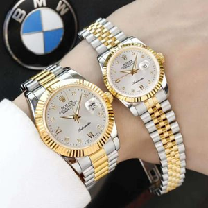 Rolex Datejust Coppia Orologio meccanico tra oro maschio e femmina Coppia Orologio meccanico senza diamanti (prezzo unitario)