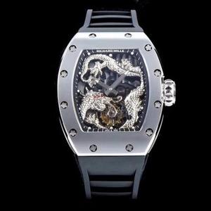 La fabbrica TW RICHARD MILLE gestisce l'orologio tourbillon RM057 Jackie Chan Panlong! Utilizzare con coraggio nuovi materiali per le prestazioni