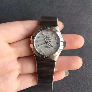 V6 Factory Nuova Omega Constellation Bianco Shell Faccia Signore Orologio Meccanico