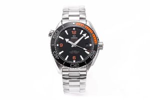 Orologio meccanico da uomo VS Omega Ocean Universe 600 Mi Gang Band "Quarter Orange".