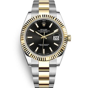 WWF Factory Orologio Rolex Datejust Series m1263333-0013 Orologio meccanico automatico da uomo, 18k Oro