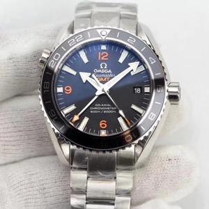 Omega XF Ocean Universe 43.5mm quattro mani con funzione Gmt per regolare il tempo e la piccola lancetta dei secondi può fermare cinturino in acciaio inox