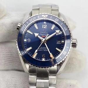 Omega XF Ocean Universe 43.5mm quattro mani con funzione Gmt per regolare il tempo e la piccola lancetta dei secondi può fermare cinturino in acciaio inox