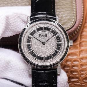 UU Piaget Piaget Extraordinary Treasure Series G0A40228 Orologio meccanico meccanico Full Rhinestone Full Rhinestone da uomo