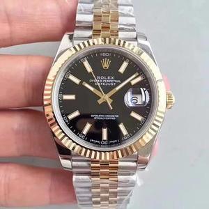 N Factory Rolex Datejust 41MM nuova versione dell'orologio meccanico da uomo Pieghevole pieghevole stringe Ding ( modelli rivestiti in oro) .